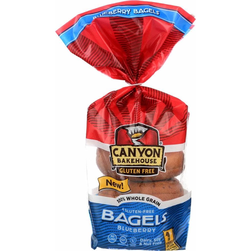 Canyon Bakehouse Canyon Bakehouse Blueberry Bagel 4pc, 14 oz