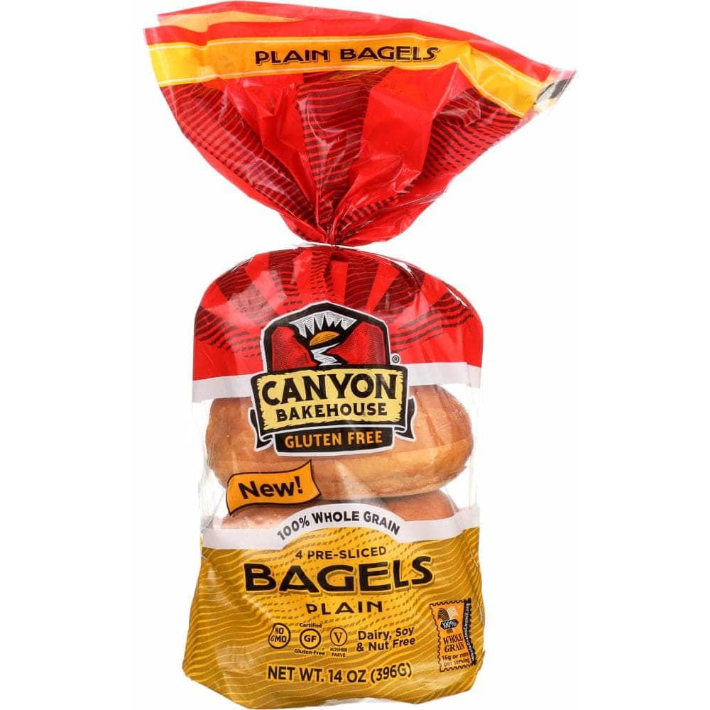 Canyon Bakehouse Canyon Bakehouse Plain Bagel Gluten-free, 14 oz