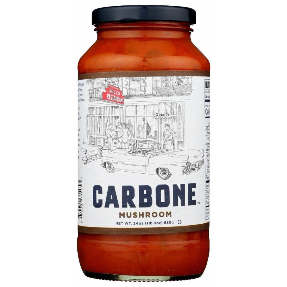 CARBONE Grocery > Pantry > Pasta and Sauces CARBONE: Pasta Mushroom Marinara, 24 oz