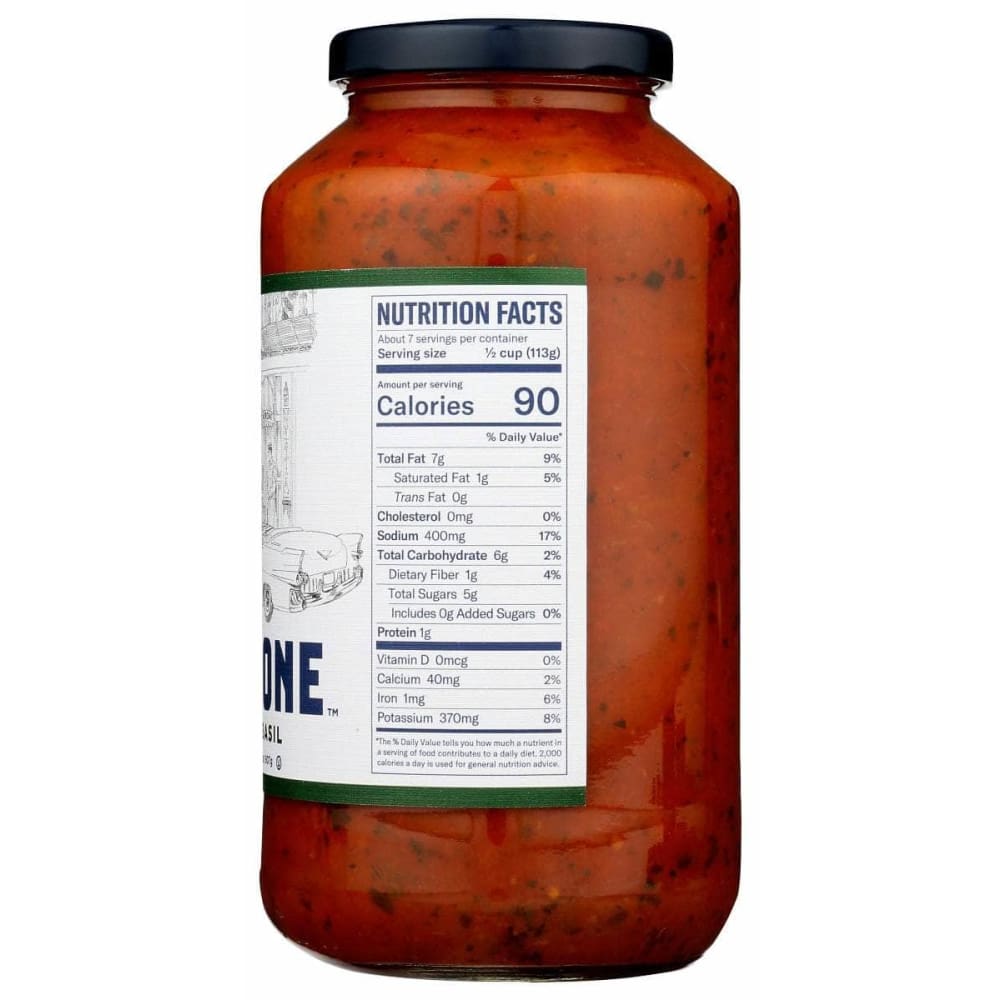 CARBONE Grocery > Pantry > Pasta and Sauces CARBONE: Sauce Tomato Basil, 32 oz