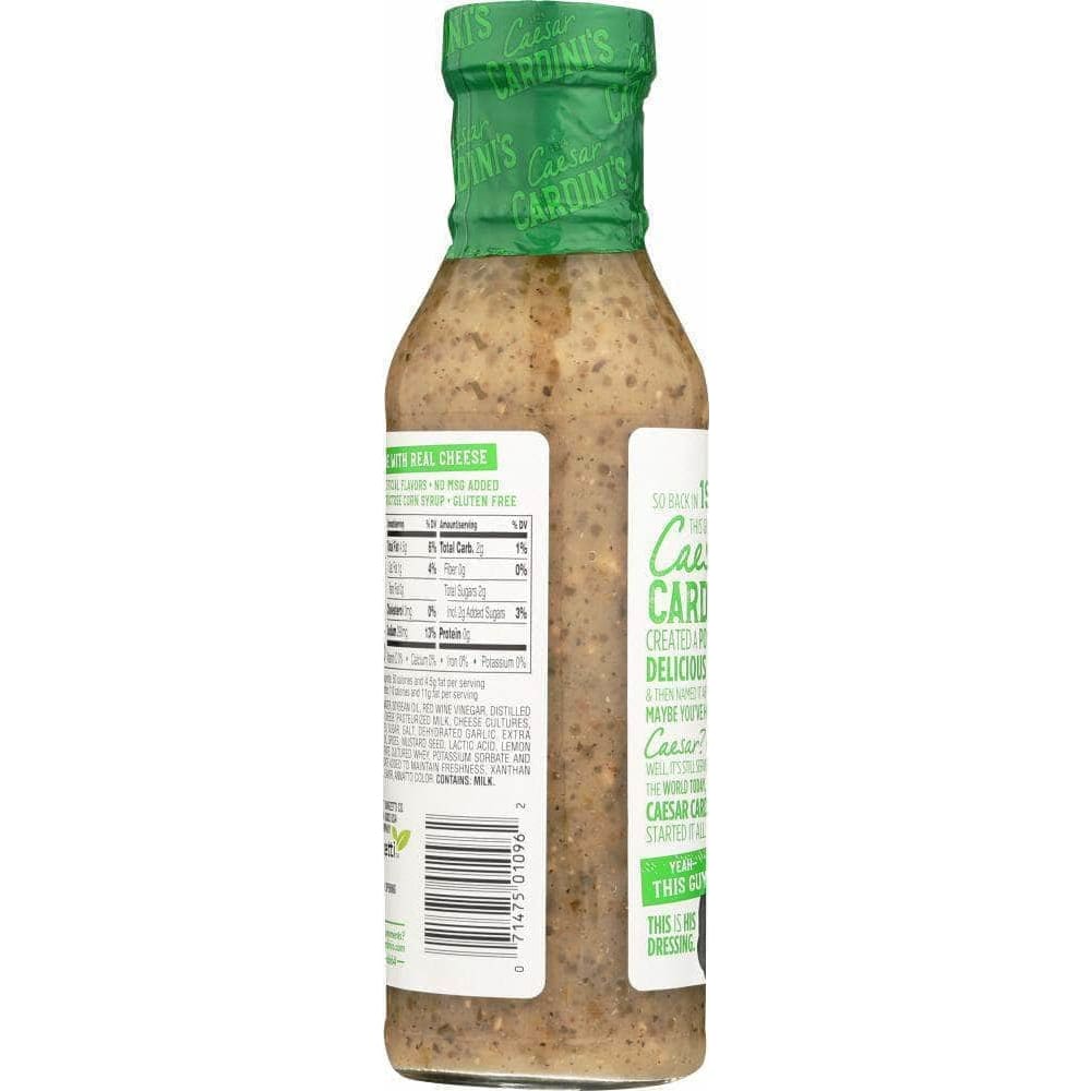 Caesar Cardinis Cardini's Light Greek Vinaigrette Dressing, 12 oz