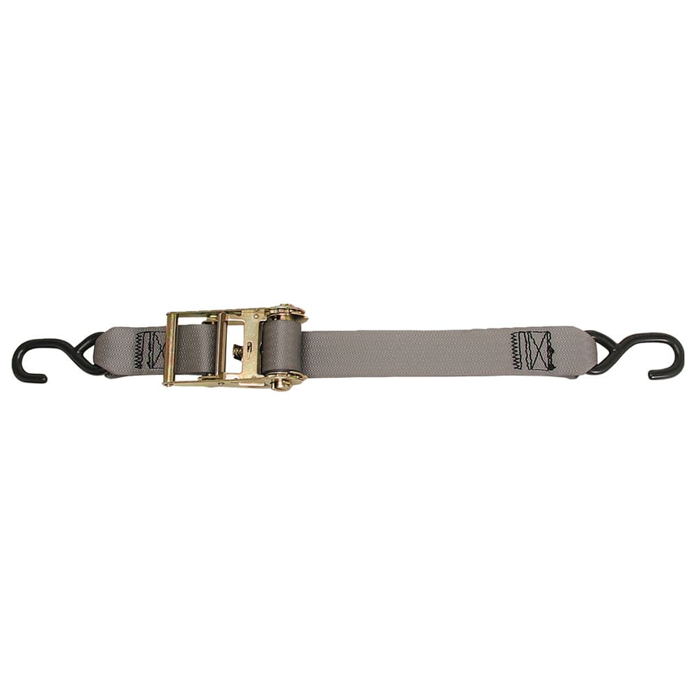 CargoBuckle Multipurpose Ratchet Strap Tie-Down w/ S-Hooks - 2 x 15’ - Trailering | Tie-Downs - CargoBuckle