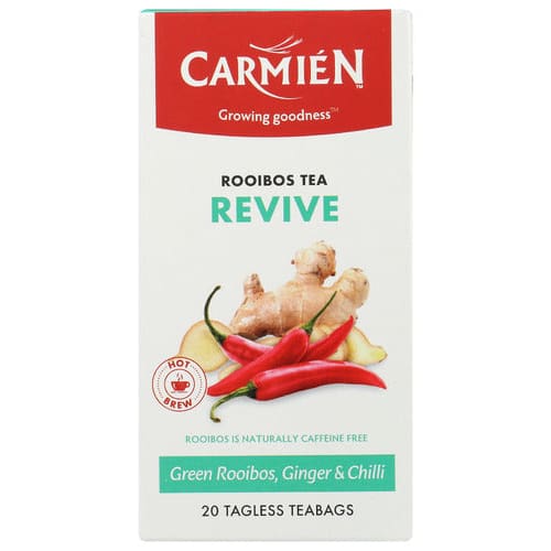 CARMIEN: Tea Revive Grn Rooibos Gingr & 20 BG (Pack of 5) - Grocery > Beverages > Coffee Tea & Hot Cocoa - CARMIEN