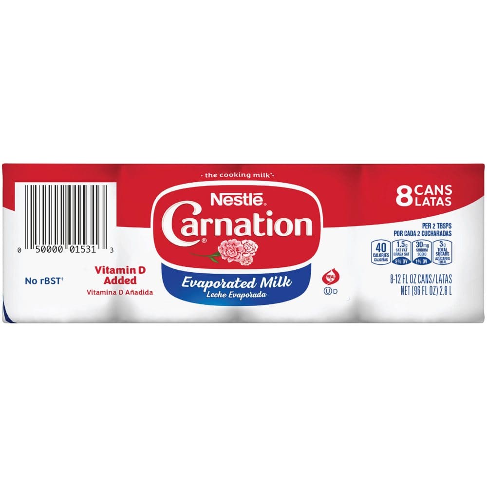 CarnationÂ® Evaporated Milk (12 oz. cans 8 pk.) - Baking - CarnationÂ®
