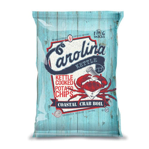 Carolina Kettle Coastal Crab Boil Kettle Cooked Potato Chips 2oz (Case of 20) - Snacks/Bulk Snacks - Carolina Kettle