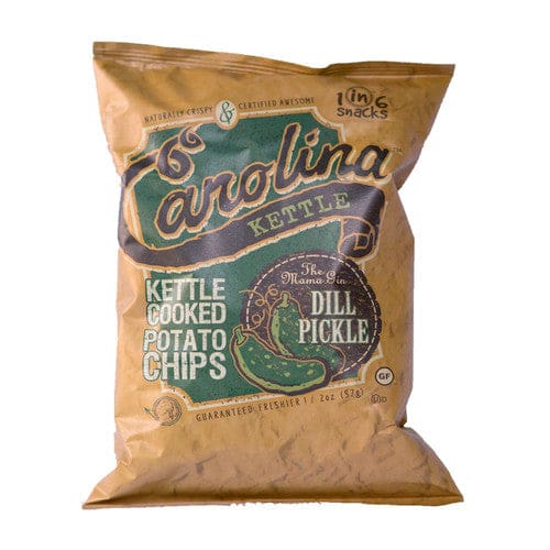 Carolina Kettle Dill Pickle Kettle Cooked Potato Chips 2oz (Case of 20) - Snacks/Bulk Snacks - Carolina Kettle
