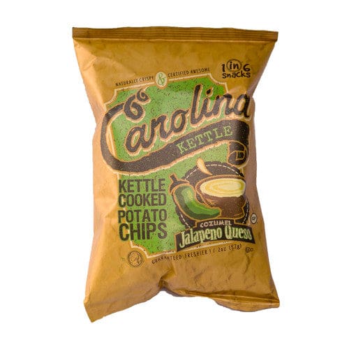 Carolina Kettle Jalapeno Queso Kettle Cooked Potato Chips 2oz (Case of 20) - Snacks/Bulk Snacks - Carolina Kettle