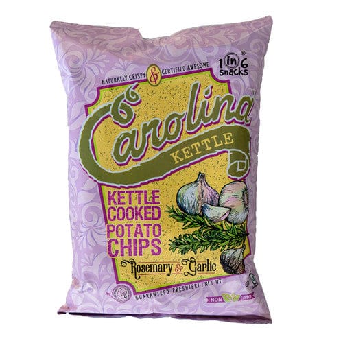 Carolina Kettle Rosemary & Garlic Kettle Cooked Potato Chips 2oz (Case of 20) - Snacks/Bulk Snacks - Carolina Kettle