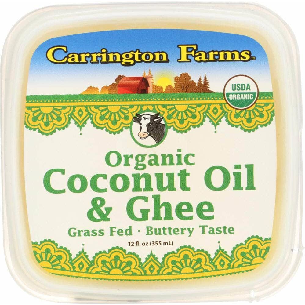 Carrington Farms Carrington Farms Coconut Oil and Ghee Organic, 12 oz
