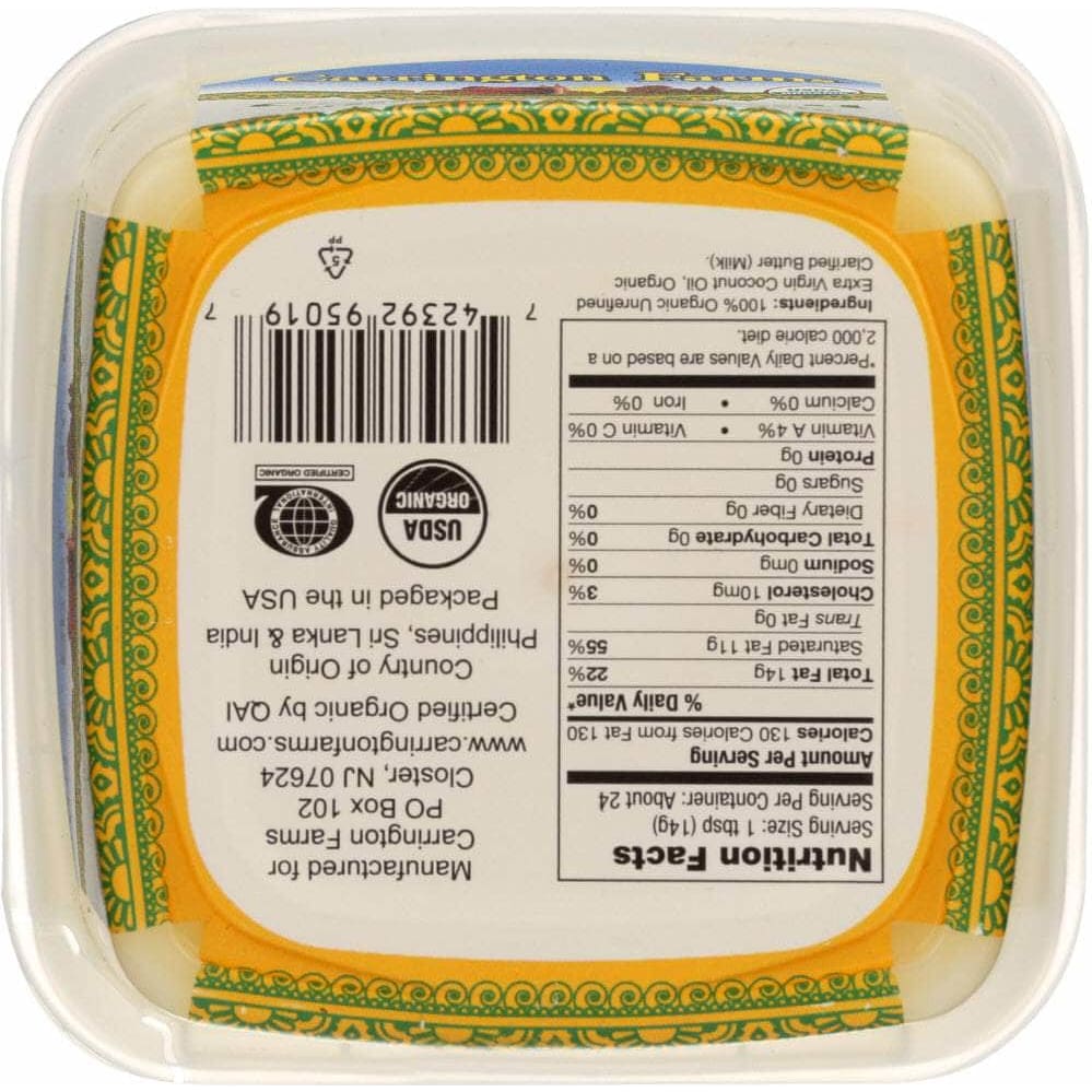 Carrington Farms Carrington Farms Coconut Oil and Ghee Organic, 12 oz