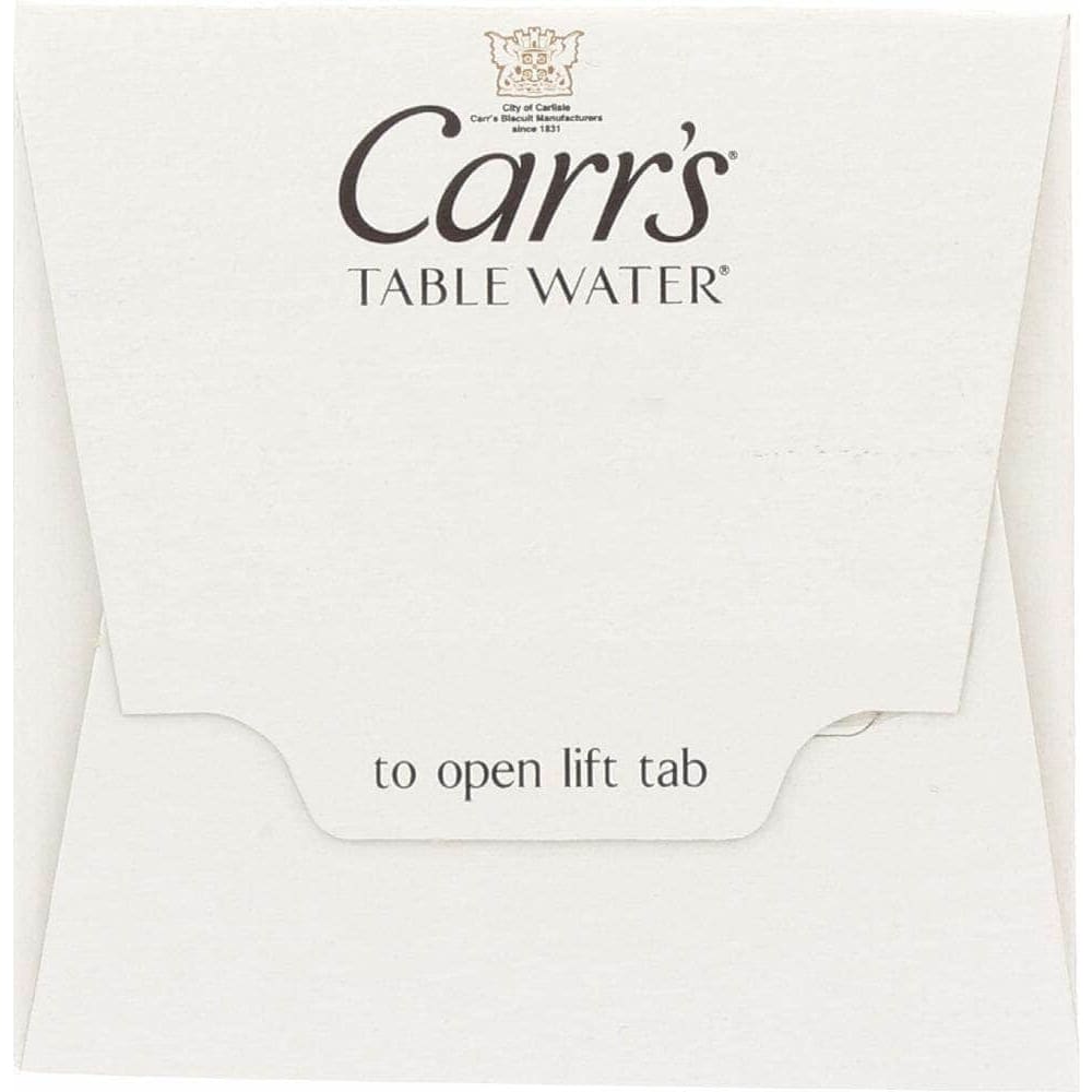 Carrs Carrs Table Water Crackers Cracked Pepper, 4.25 oz