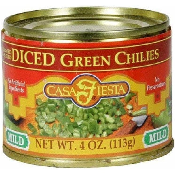 Casa Fiesta Casa Fiesta Green Chilies Diced, 4 oz