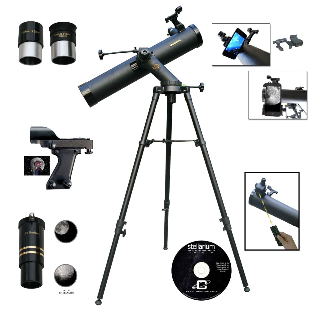 Cassini 800mm x 80mm Telescope with Electronic Focus - Cassini