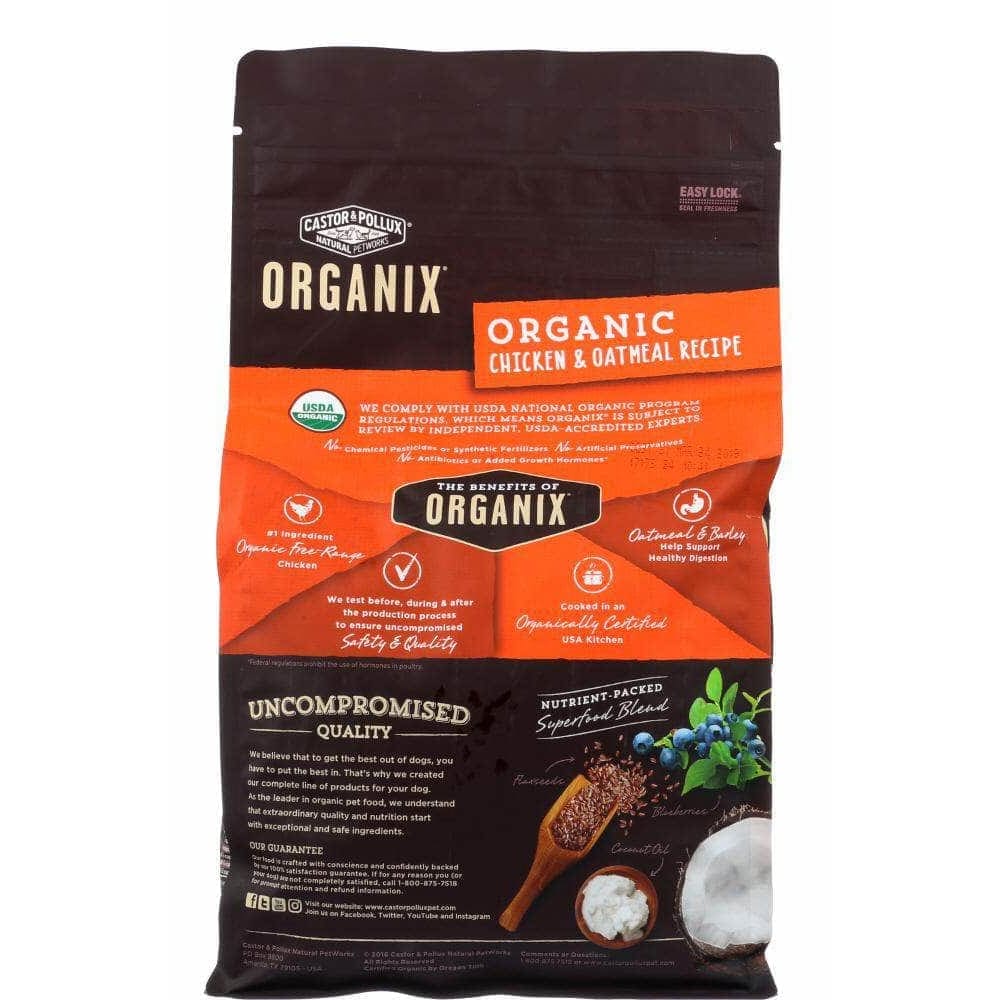 Castor & Pollux Castor & Pollux Organix Organic Chicken & Oatmeal Recipe 4 Lb