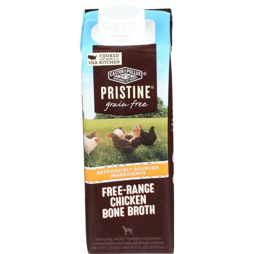 CASTOR AND POLLUX Castor & Pollux Pristine Grain Free Free Range Chicken Bone Broth, 250 Ml