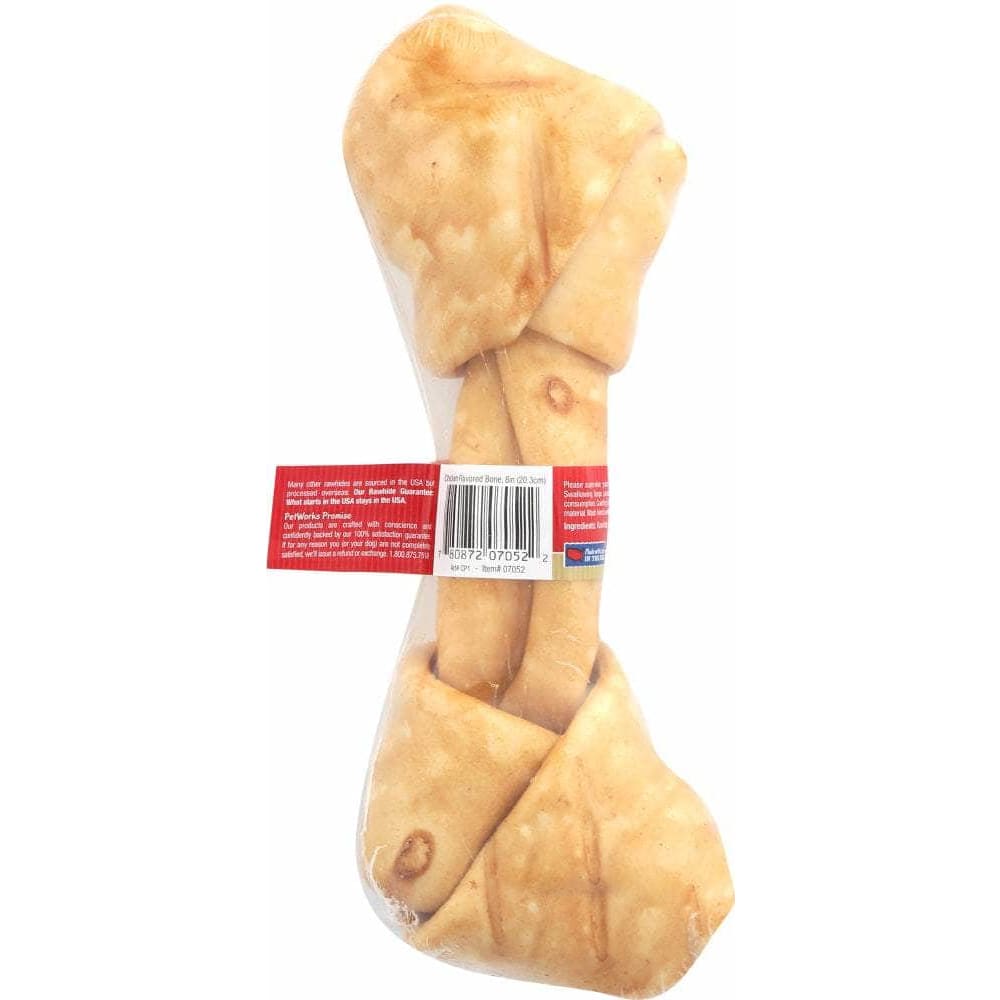 CASTOR & POLLUX Castor & Pollux Rawhide Bone Dog Chew Chicken Flavor 8-9 Inches, 1 Ea