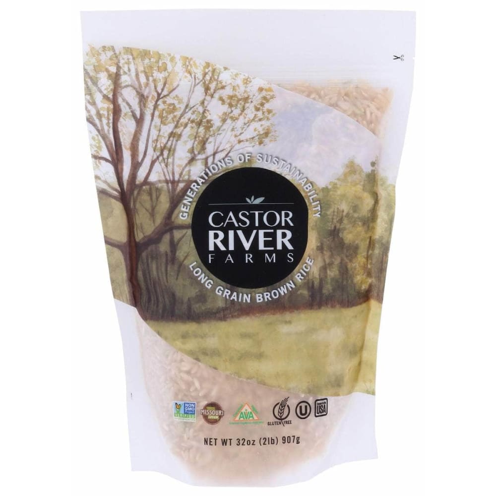 CASTOR RIVER FARMS Grocery > Pantry > Rice CASTOR RIVER FARMS: Long Grain Brown Rice, 32 oz