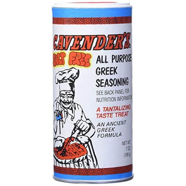 CAVENDERS Grocery > Cooking & Baking > Seasonings CAVENDERS: Ssnng Greek Salt Free, 7 oz