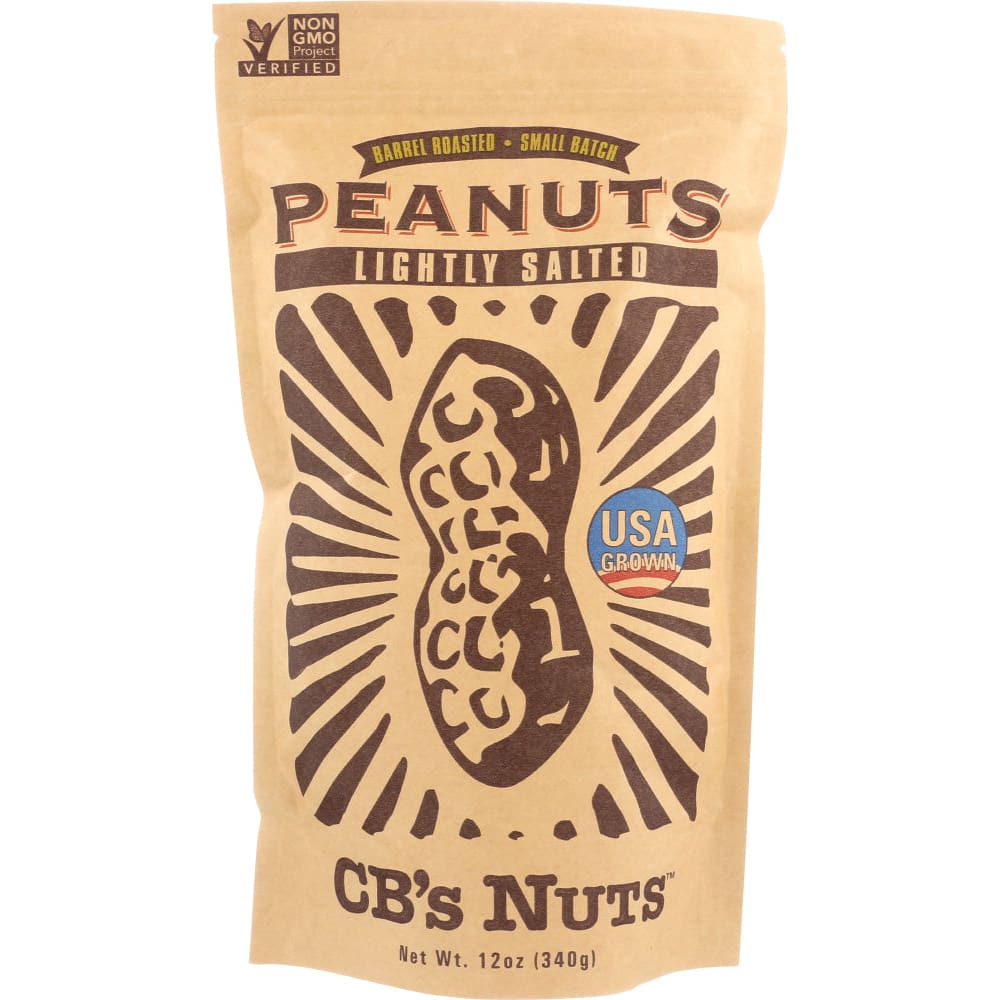 CBS NUTS: Peanut Lightly Salted Roasted Inshell 12 oz (Pack of 4) - Nuts - CBS NUTS