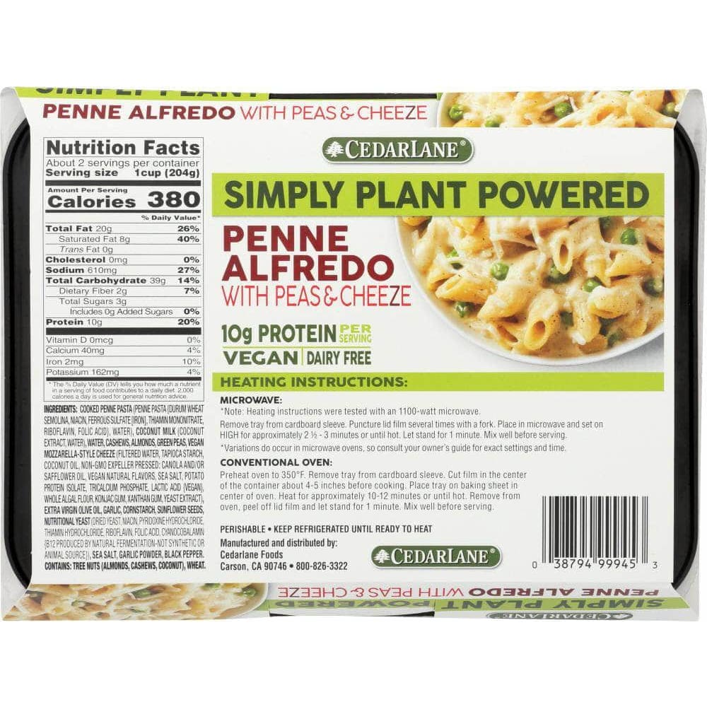 Cedarlane Fresh Cedarlane Penne Alfredo with Peas & Cheeze, 16 oz