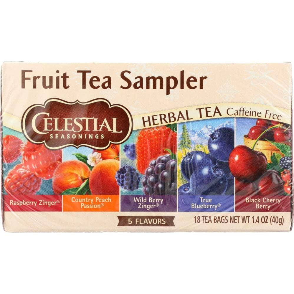 Celestial Seasonings Celestial Seasonings Fruit Tea Sampler Herbal Tea Caffeine Free 18 Tea Bags, 1.4 oz