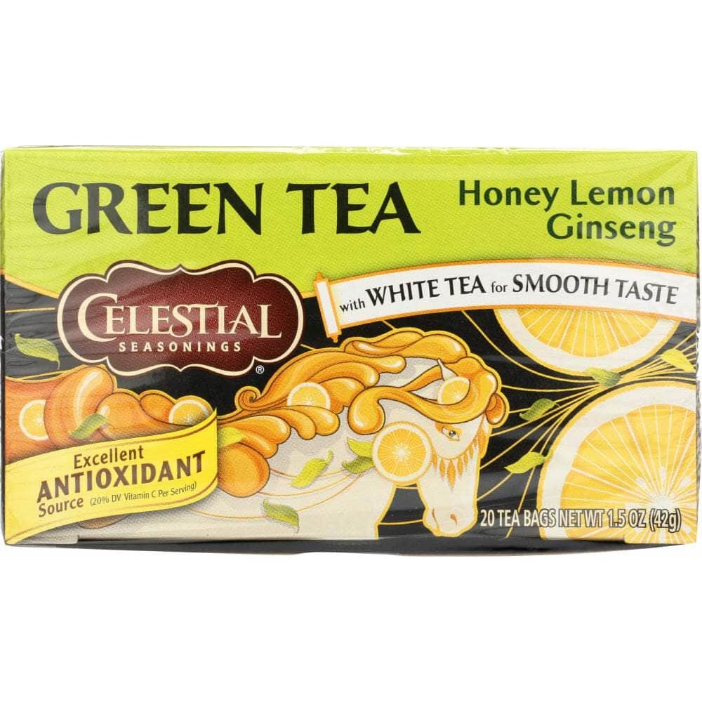 Celestial Seasonings Celestial Seasonings Green Tea With White Tea Honey Lemon Ginseng 20 Tea Bags, 1.5 oz