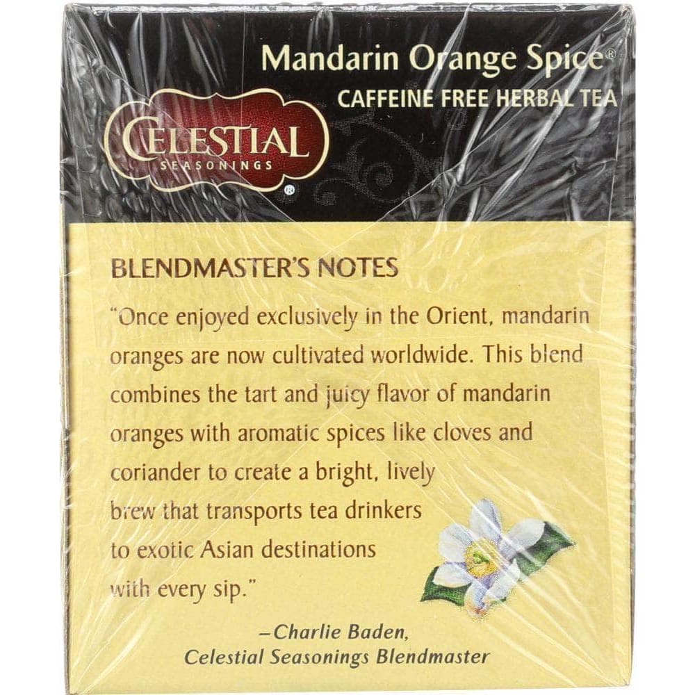 Celestial Seasonings Celestial Seasonings Mandarin Orange Spice Herbal Tea Caffeine Free, 20 bg