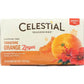 Celestial Seasonings Celestial Seasonings Tangerine Orange Zinger Herbal Tea Caffeine Free 20 Tea Bags, 1.7 oz