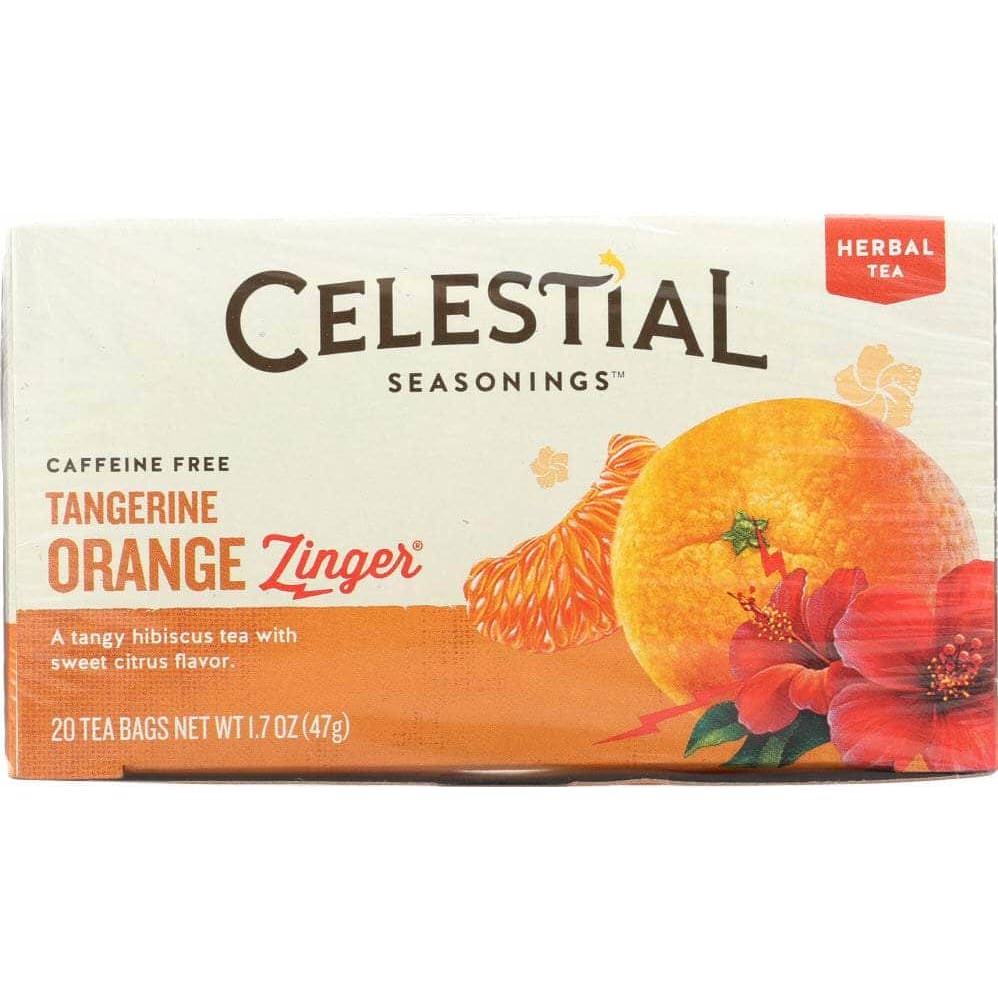 Celestial Seasonings Celestial Seasonings Tangerine Orange Zinger Herbal Tea Caffeine Free 20 Tea Bags, 1.7 oz