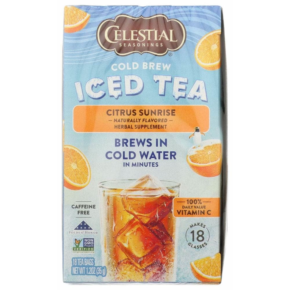 CELESTIAL SEASONINGS CELESTIAL SEASONINGS Tea Cld Brw Citrus, 18 bg