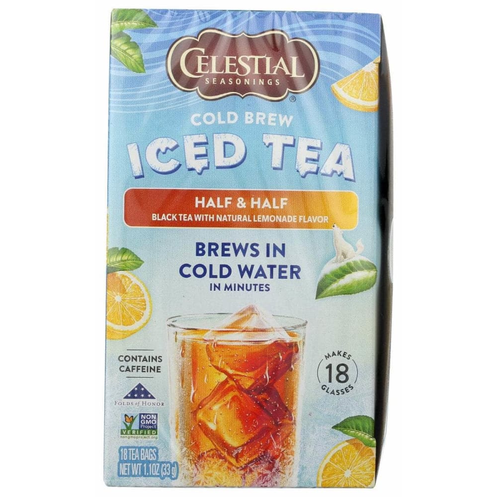 CELESTIAL SEASONINGS CELESTIAL SEASONINGS Tea Cld Brw Half And Half, 18 bg