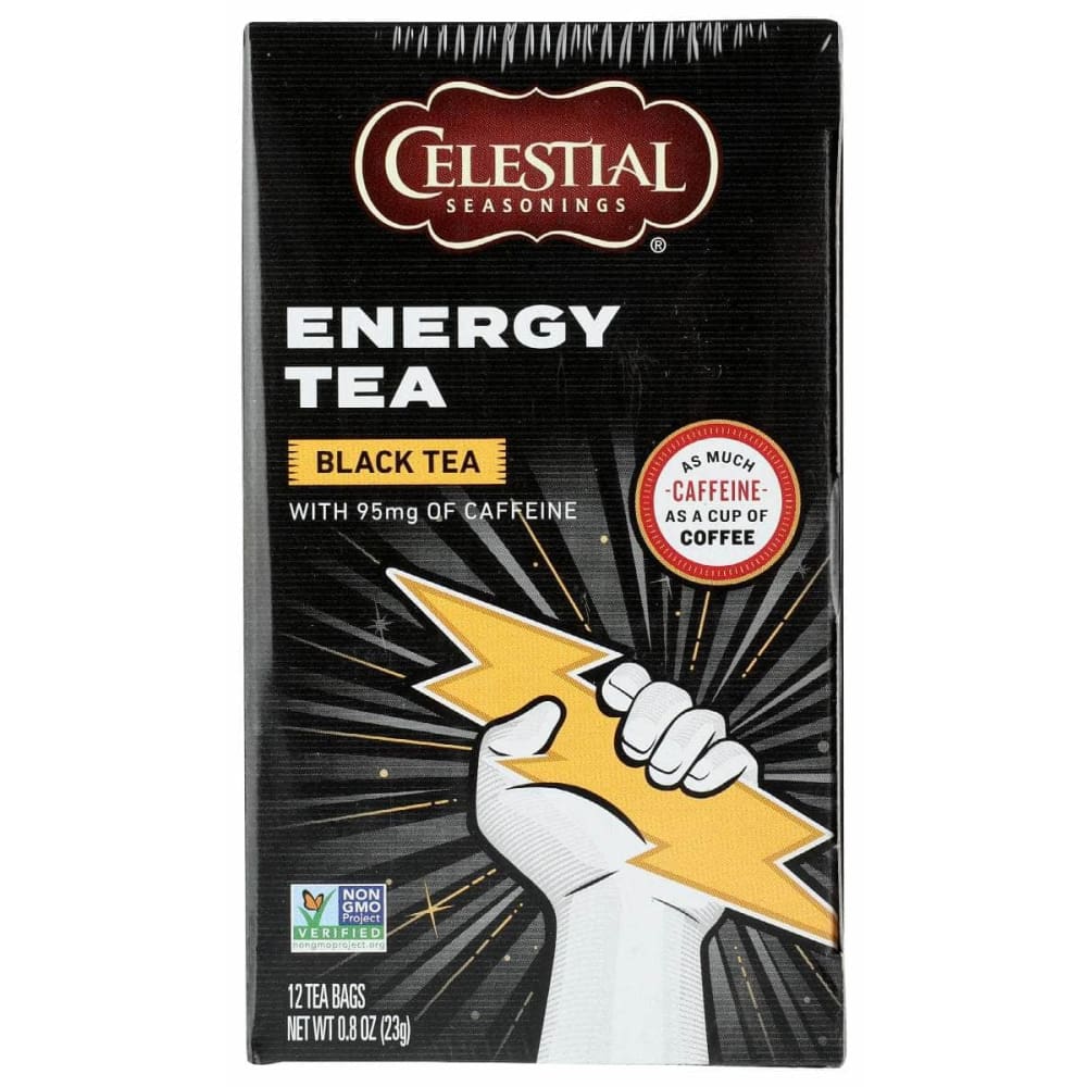 CELESTIAL SEASONINGS Celestial Seasonings Tea Energy Blk Caffeine, 12 Bg