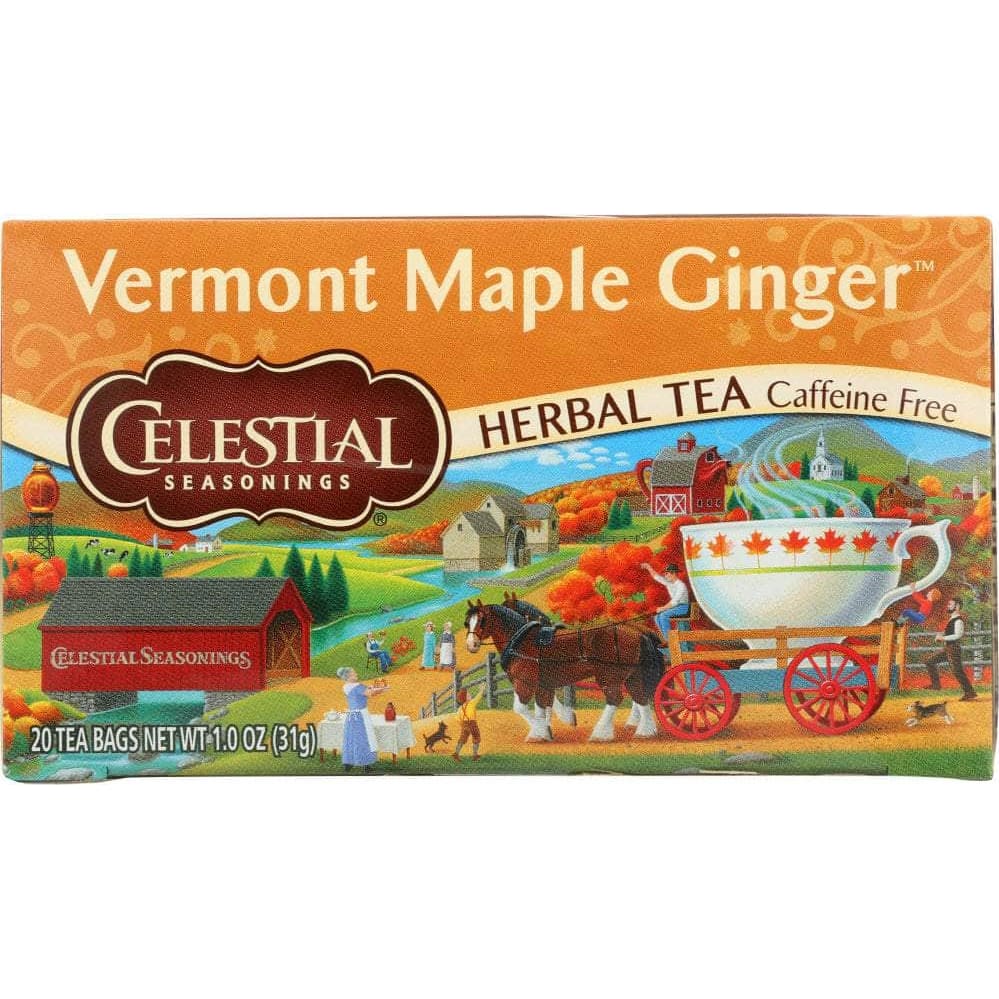 Celestial Seasonings Celestial Seasonings Vermont Maple Ginger Herbal Tea Pack of 20, 1 oz