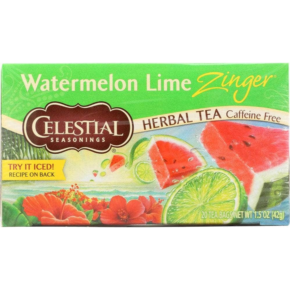 Celestial Seasonings Celestial Seasonings Watermelon Lime Zinger Tea Pack of 20, 1.5 oz