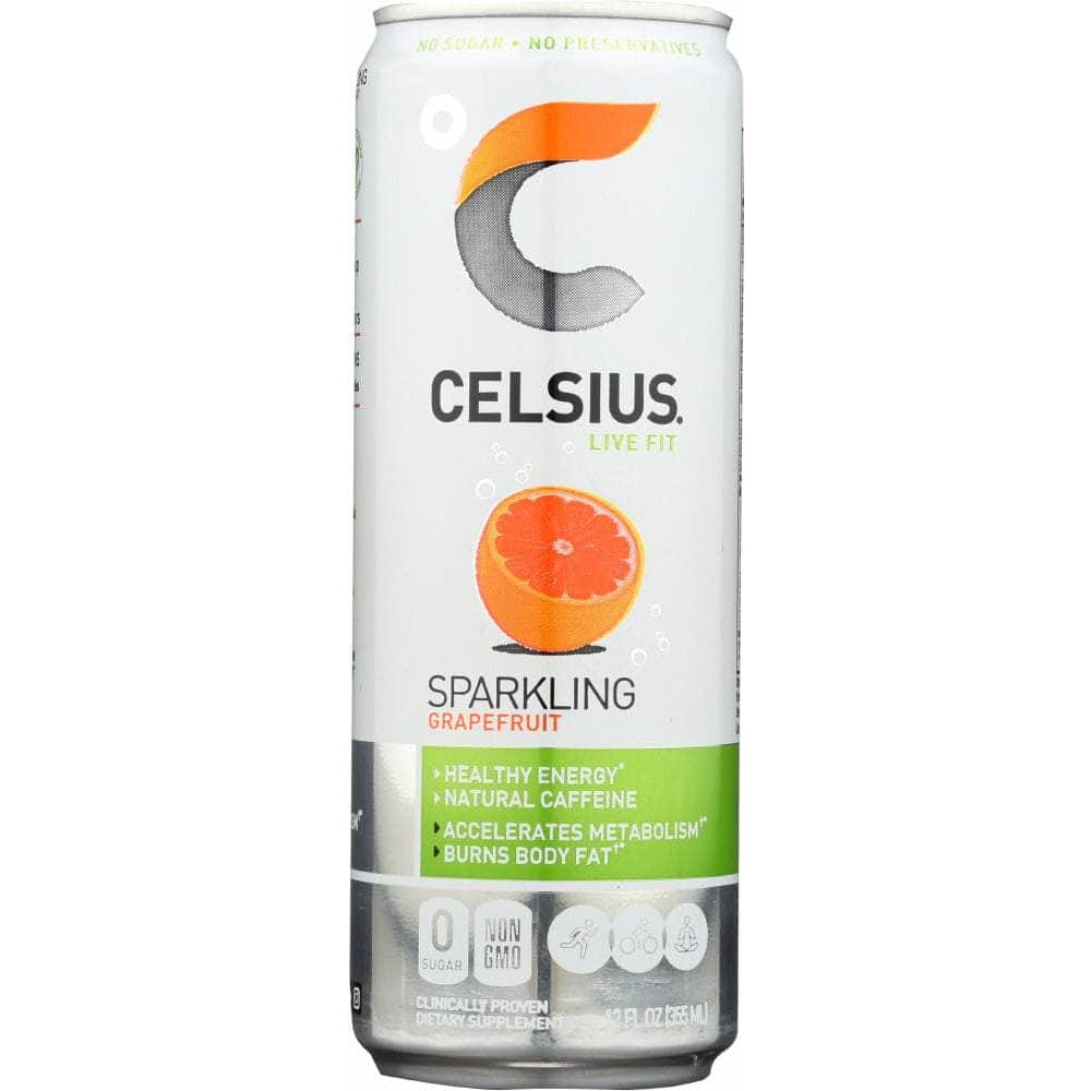 Celsius Celsius Beverage Sparkling Grapefruit, 12 oz