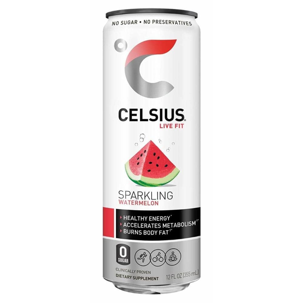 CELSIUS Celsius Live Fit Sparkling Watermelon, 12 Oz