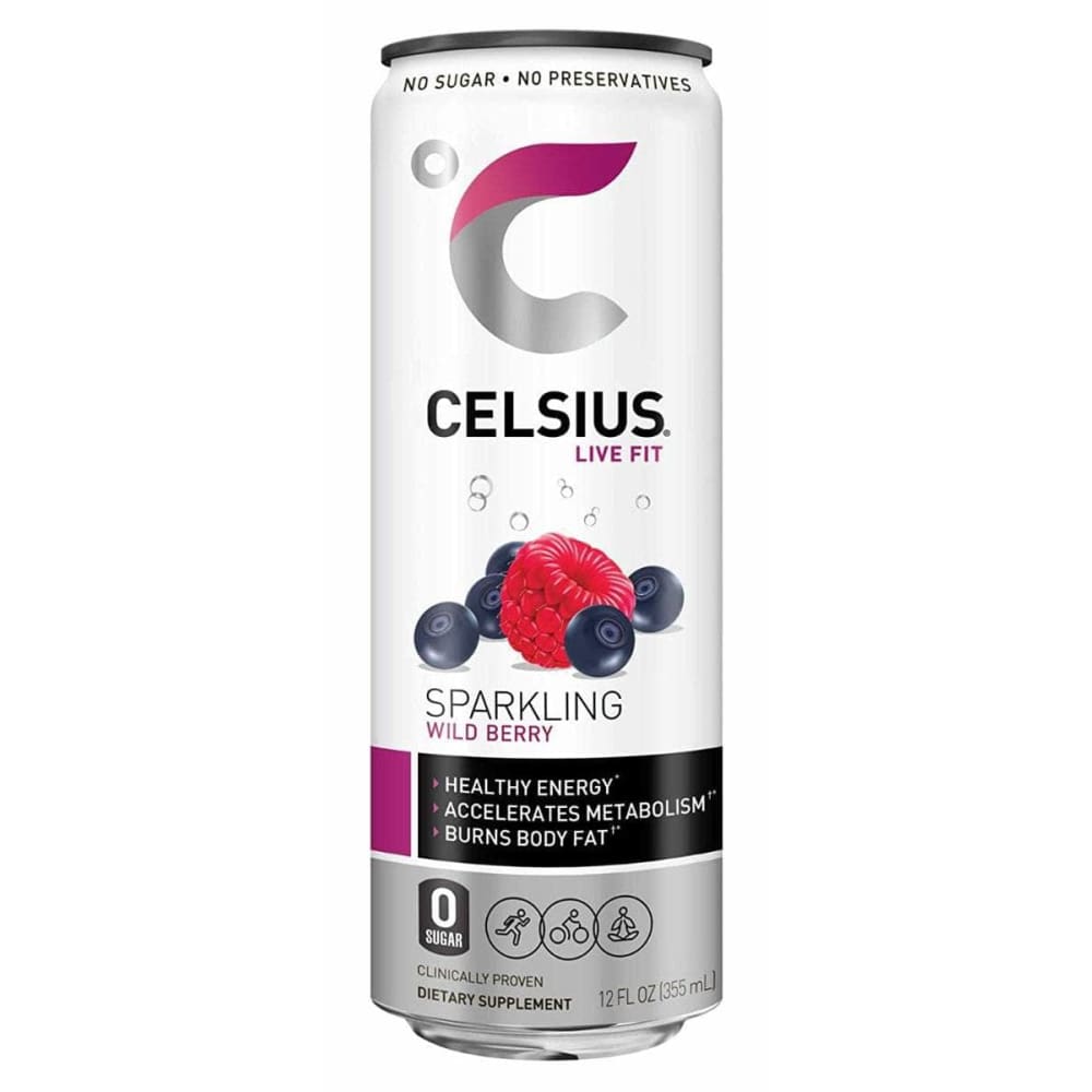 CELSIUS Celsius Live Fit Sparkling Wild Berry, 12 Oz