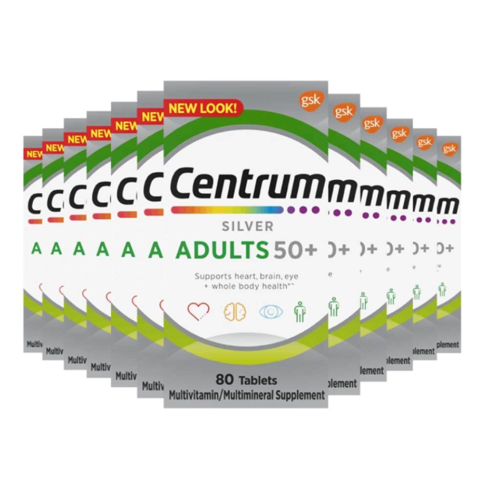 Centrum Silver® Multivitamin 80 tabs - 12 Pack - Vitamins - Centrum