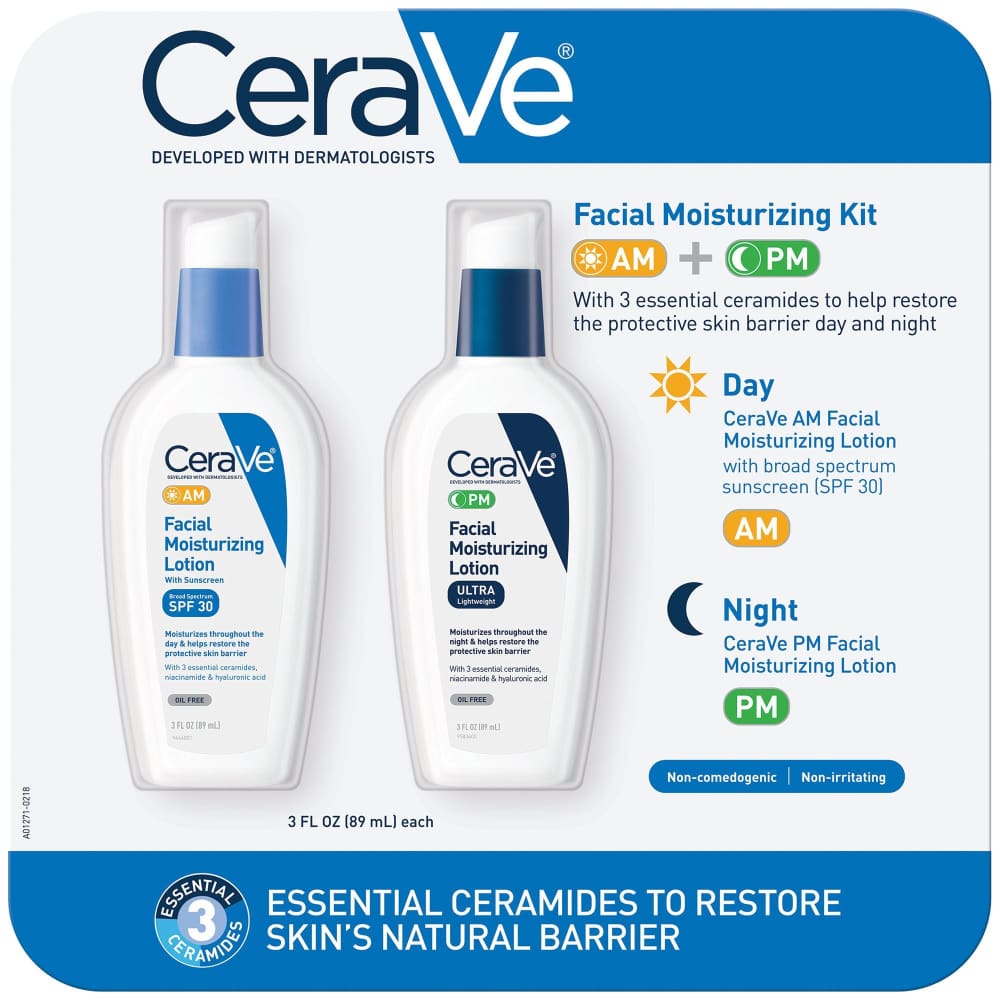 CeraVe CeraVe Facial Moisturizing Kit 2 pk./3 fl. oz. - Home/Health & Beauty/Skin Care/Facial Moisturizers/ - CeraVe