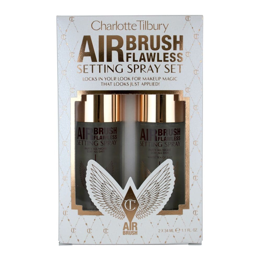 Charlotte Tilbury Airbrush Flawless Setting Spray Set - Makeup - Charlotte