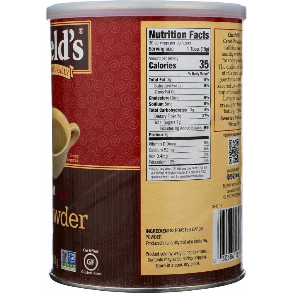 Chatfields Chatfields All Natural Carob Powder, 16 oz