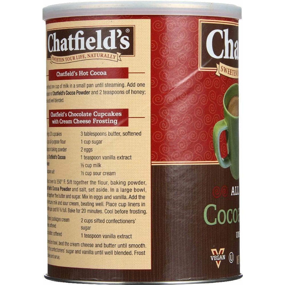 Chatfields Chatfields All Natural Cocoa Powder Unsweetened, 10 oz