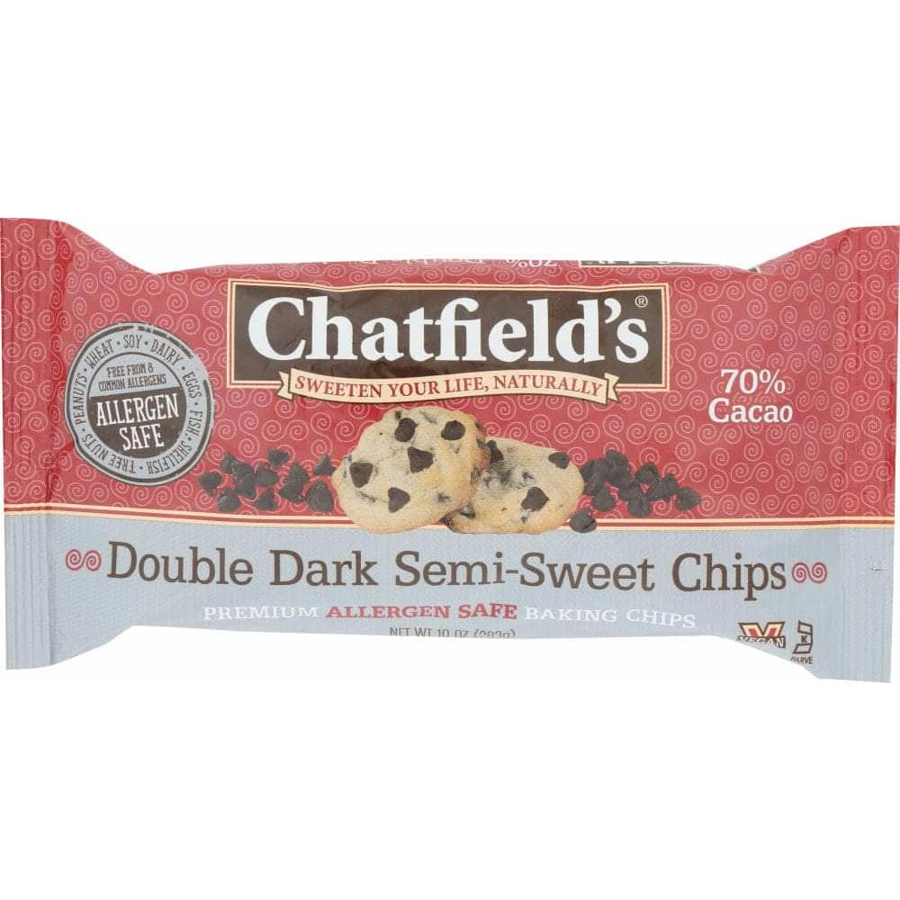 Chatfields Chatfields Double Dark Semi-Sweet Chips, 10 oz