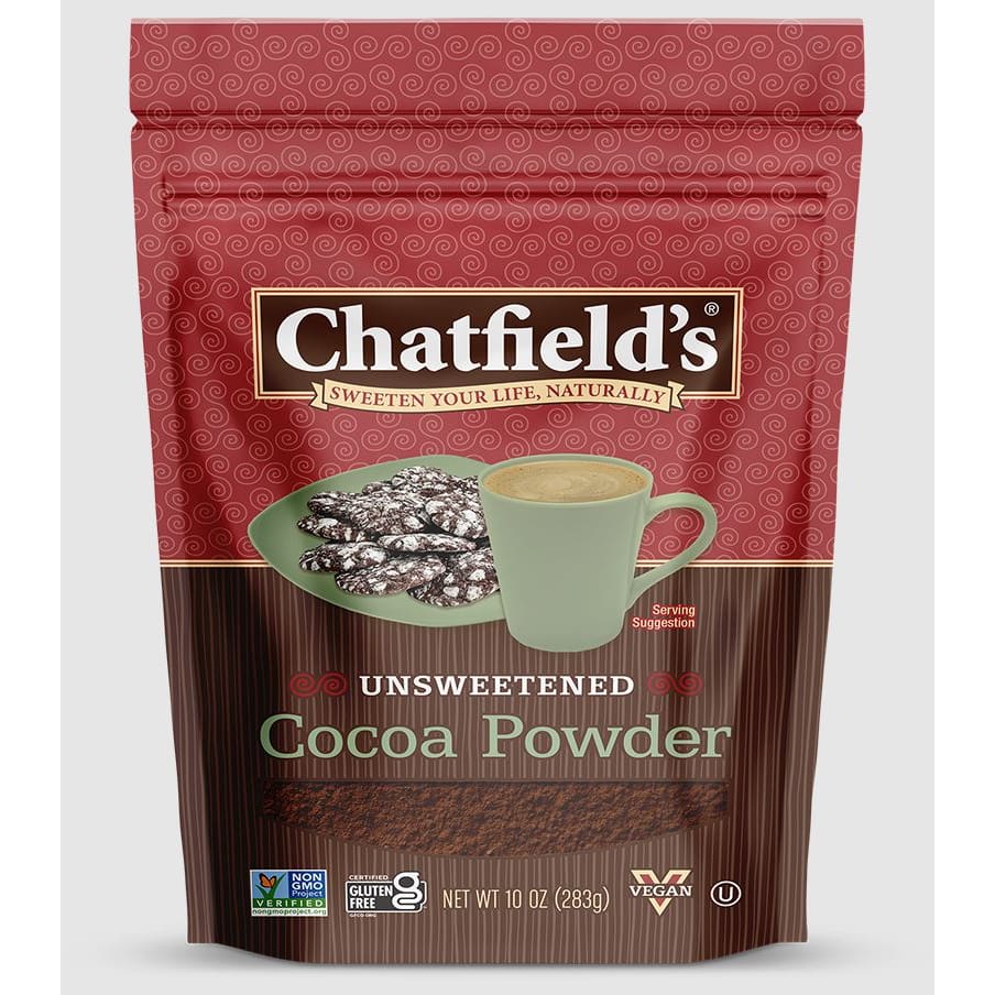 CHATFIELDS: Unsweetened Cocoa Powder Pouch 10 oz (Pack of 3) - CHATFIELDS