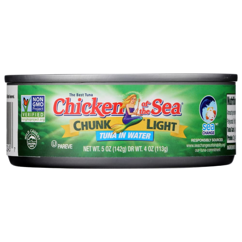 CHICKEN OF THE SEA: Chunk Light Tuna In Water 5 oz (Pack of 6) - MONTHLY SPECIALS > Meal Ingredients > Fish Food - CHICKEN OF THE SEA