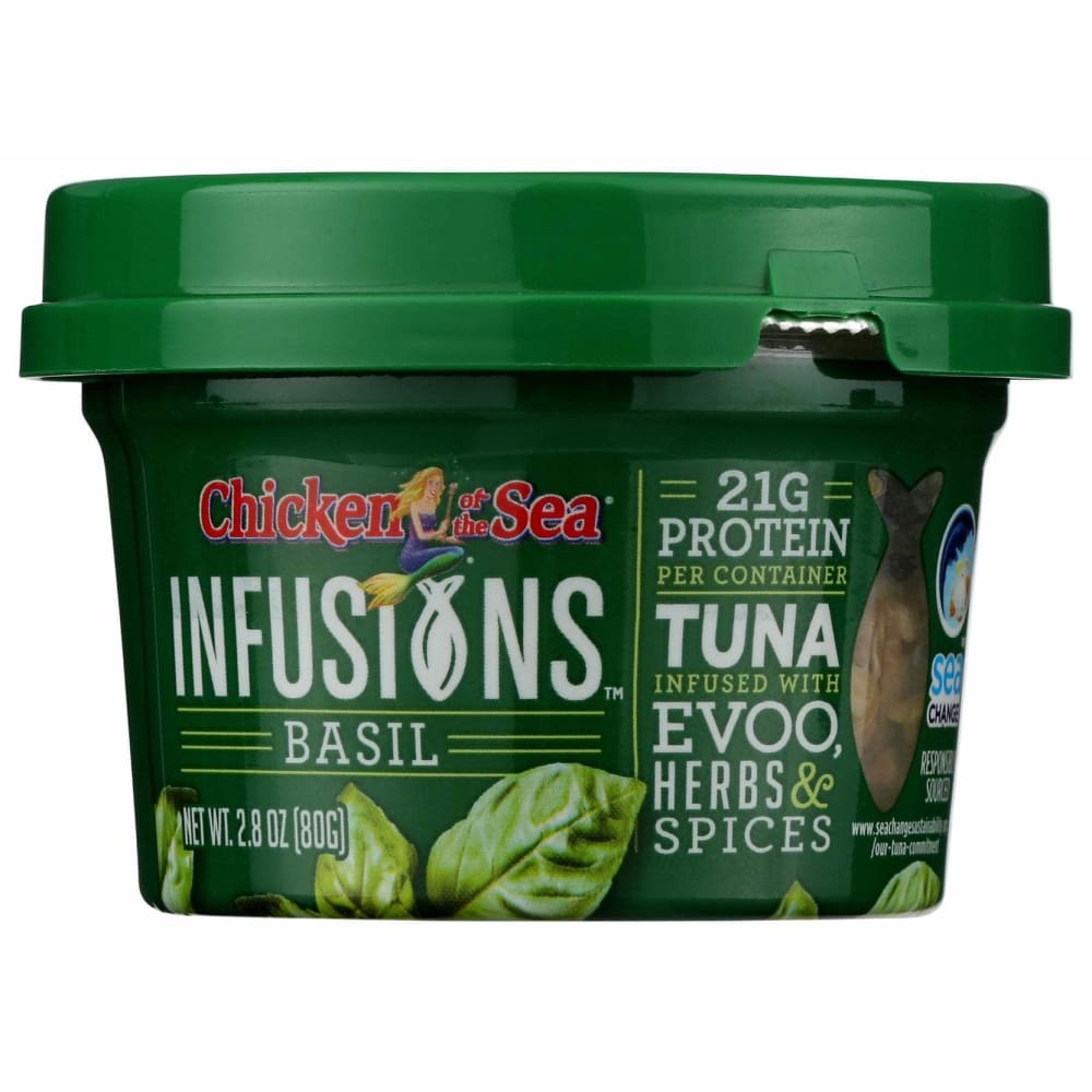 CHICKEN OF THE SEA Grocery > Pantry > Meat Poultry & Seafood CHICKEN OF THE SEA Tuna Basil Infusion, 2.8 oz