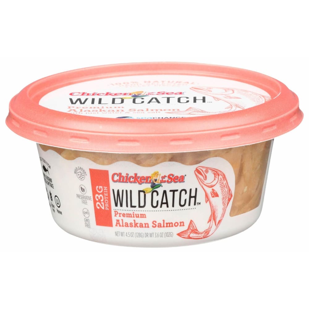 CHICKEN OF THE SEA Grocery > Pantry > Meat Poultry & Seafood CHICKEN OF THE SEA Wild Catch Premium Alaskan Salmon, 4.5 oz