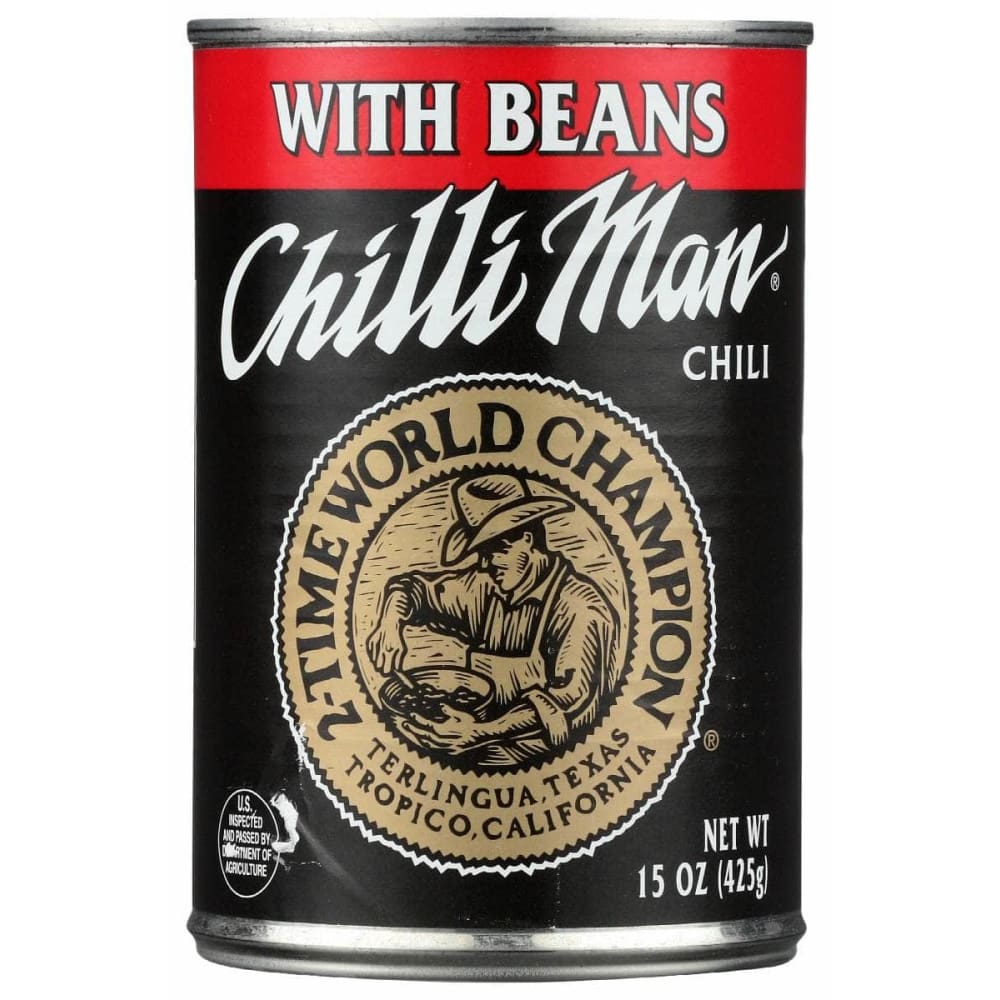 CHILLI MAN Grocery > Pantry > Condiments CHILLI MAN: Chili W Bean, 15 oz