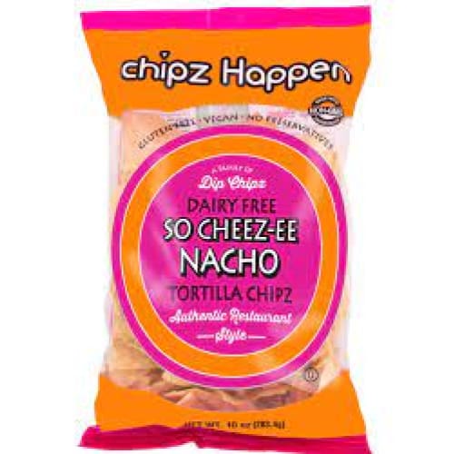 CHIPZ HAPPEN: Chips Tortill Chz Nch Df 8 oz - Grocery > Snacks > Chips > Tortilla & Corn Chips - CHIPZ HAPPEN