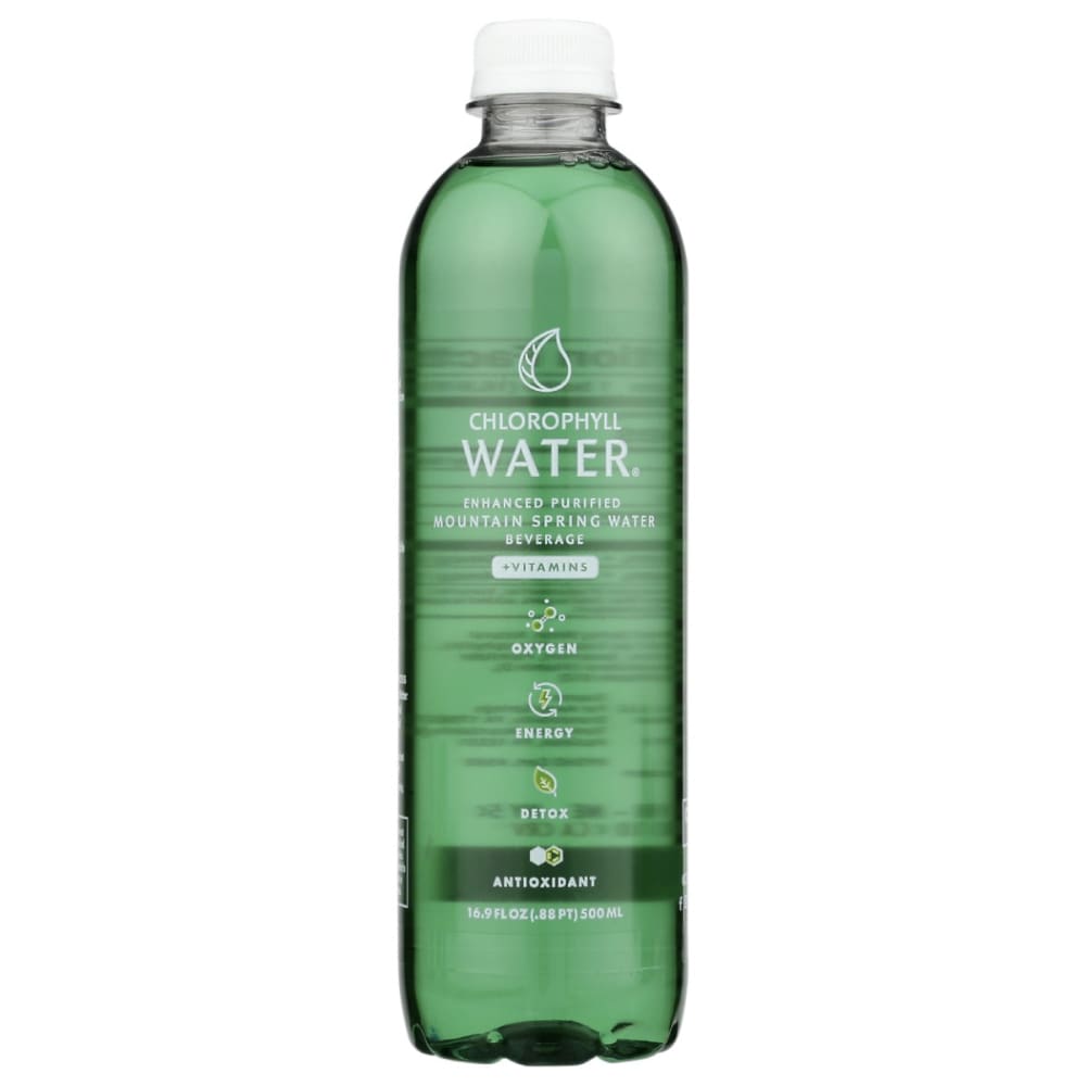 CHLOROPHYLL WATER: Purified Mountain Spring Water 16.9 fo (Pack of 5) - Grocery > Beverages > Water - CHLOROPHYLL WATER